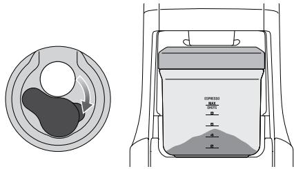 SAGE MOULIN THE SMART GRINDER PRO - Mouture dans un réceptacle de mouture ou filtré à café étape 1 : - 2