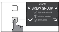 GAGGIA MAGENTA PRESTIGE - Reiniging van de zetgroep met tabletten om de olieachtige resten van de koffie te verwijderen - 2