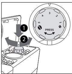 GAGGIA MAGENTA PRESTIGE - Adjusting the grind settings - 1