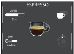 GAGGIA MAGENTA PRESTIGE - Aanpassing van de dranken en opsga van de instellingen (MEMO) - 1