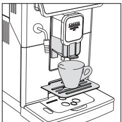 GAGGIA MAGENTA MILK - Afgithe van koffie met koffiebonen - 1