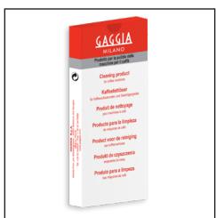 GAGGIA MAGENTA MILK - Reiniging van de zetgroep met tabletten om de olieachtige resten van de koffie te verwijderen - 1
