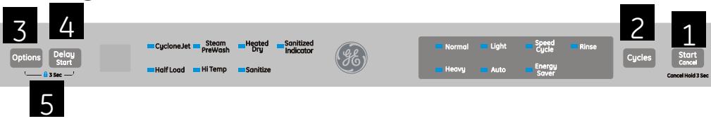 GE PDT660SSFSS - Control Settings - 1