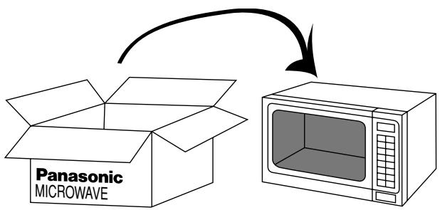 PANASONIC NE-1027  -  NE-1027 - Auspacken des Gerätes - 1