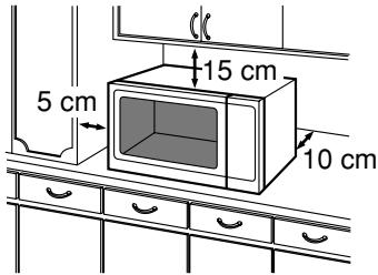 PANASONIC NE-1027  -  NE-1027 - Aufstellen des Gerätes - 1