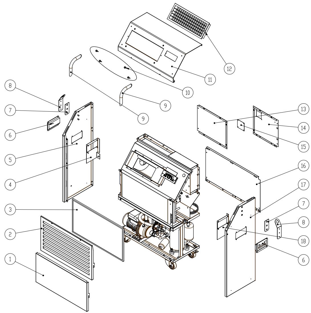 TROTEC PT 6500 S - Nomenclature et liste des pièces de rechange - 2