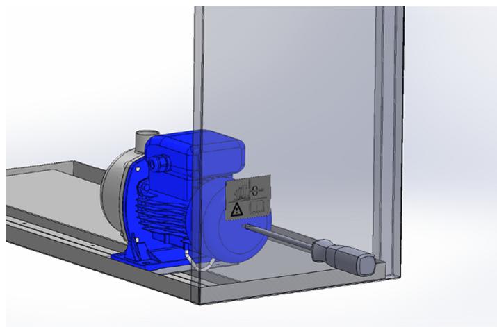 TROTEC PT 6500 S - Contrôle de la liberté de rotation de la pompe - 1