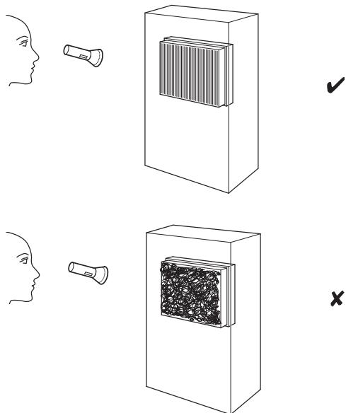 TROTEC PT 6500 S - Contrôle visuel de l'intérieur de l'appareil pour détecter des encrassements - 1