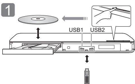 PANASONIC DMP-BDT381  -  DMP-BDT385EG - KROK: Přehrávání - 1