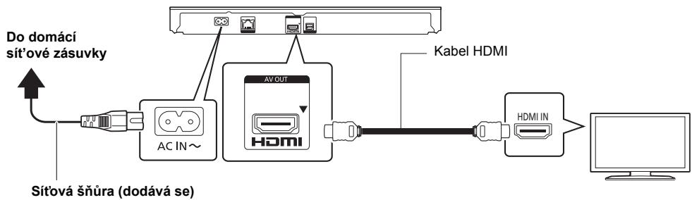 PANASONIC DMP-BDT381  -  DMP-BDT385EG - KROK: Připojeník TV - 1