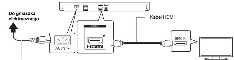 PANASONIC DMP-BDT381 - DMP-BDT385EG - KROK 1 : Podłęczenia do telewizora - 1