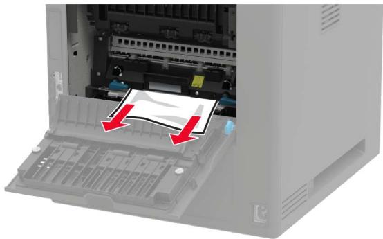 LEXMARK MS822DE - Bourrage papier derrière la porte a - 12