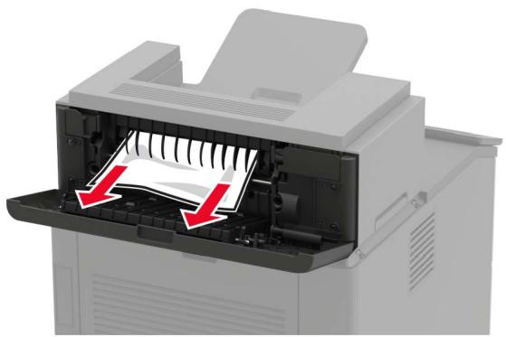 LEXMARK MS822DE - Bourrage papier dans le réceptacle supplémentaire - 2