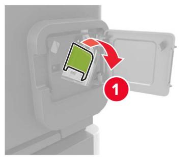 LEXMARK MS822DE - Bourrage d'agrafes dans l'unité de finition d'agrafage - 2