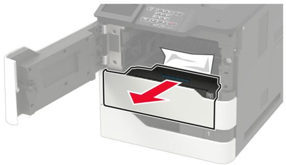 LEXMARK MS822DE - Bourrage papier derrière la porte a - 5