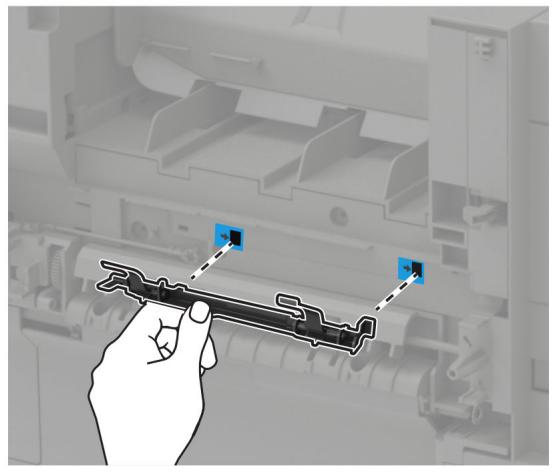 LEXMARK MS822DE - Installation de l'unité de finition d'agrafage/perforation - 3