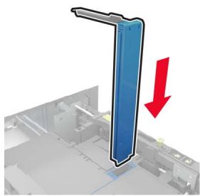 LEXMARK MS822DE - Chargement du papier au format A5 - 5