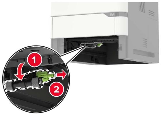 LEXMARK MS822DE - Remplacement du rouleau de saisie - 2