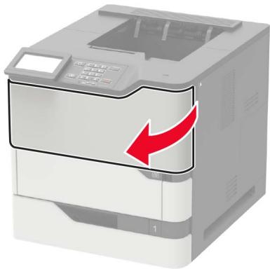 LEXMARK MS822DE - Bourrage papier derrière la porte a - 1