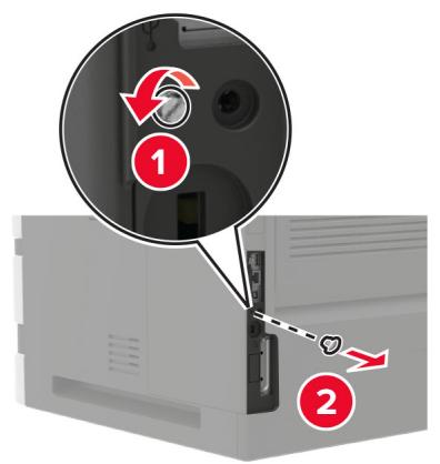 LEXMARK MS822DE - Installation d'un port de solutions internes - 2