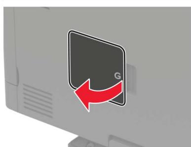 LEXMARK MS822DE - Remplacement de la cartouche d'agrafes dans le module d'agrafage et perforation - 2