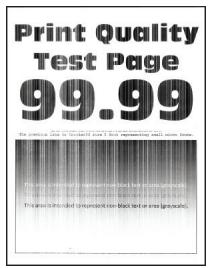 LEXMARK MS822DE - Lignes blanches verticales - 1