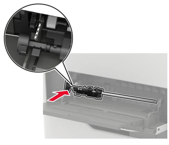LEXMARK MS822DE - Remplacement du rouleau de saisie dans le chargeur multifonction - 5