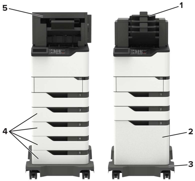 LEXMARK MS822DE - Modèle entièrement configuré - 1