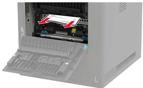 LEXMARK MS822DE - Bourrage papier derrière la porte a - 11