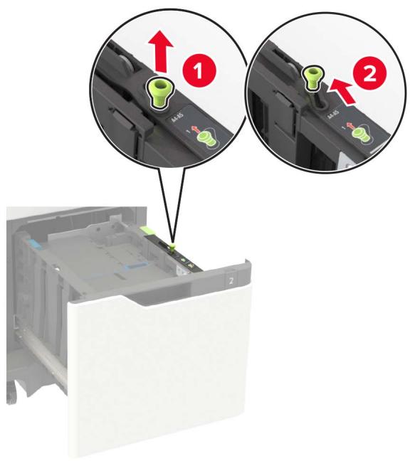 LEXMARK MS822DE - Chargement du papier au format A4, lettre, légal, oficio et folio - 1