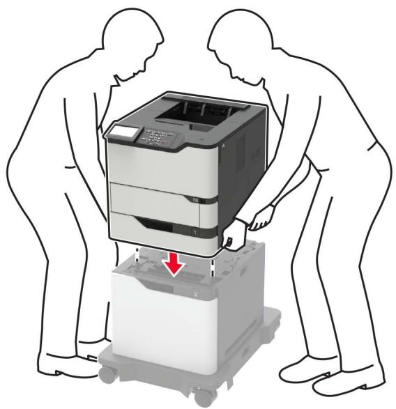 LEXMARK MS822DE - Installation du bac 2 100 feuilles - 6