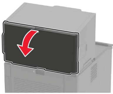 LEXMARK MS822DE - Bourrage papier derrière la porte h - 1