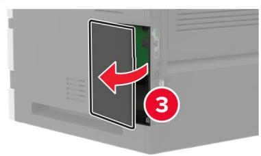 LEXMARK MS822DE - Installation d'une carte en option - 3
