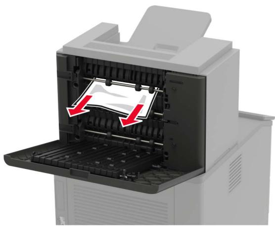 LEXMARK MS822DE - Bourrage papier dans le réceptacle d'extension grande capacité - 2