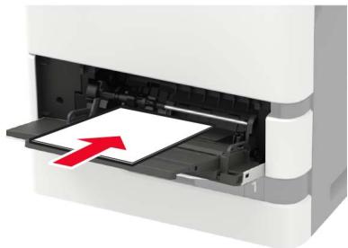 LEXMARK MS822DE - Bourrage de papier dans le chargeur multifonction - 3