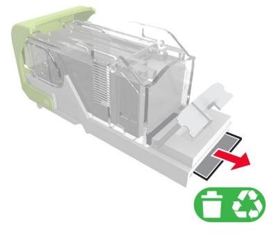 LEXMARK MS822DE - Bourrage d'agrafes dans le module d'agrafage et perforation - 6