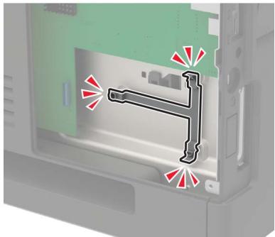 LEXMARK MS822DE - Installation d'un port de solutions internes - 6