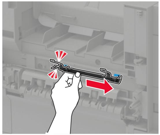 LEXMARK MS822DE - Installation de l'unité de finition d'agrafage/perforation - 5