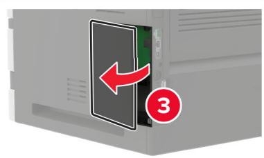 LEXMARK MS822DE - Installation d'une carte mémoire - 3