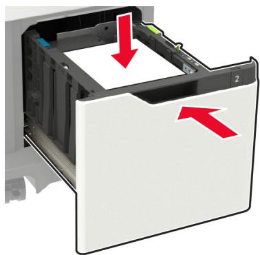 LEXMARK MS822DE - Sans unité de finition d'agrafage en option | avec unité de finition d'agrafage en option - 2