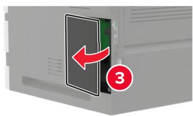 LEXMARK MS822DE - Installation d'un disque dur sur l'imprimante - 3