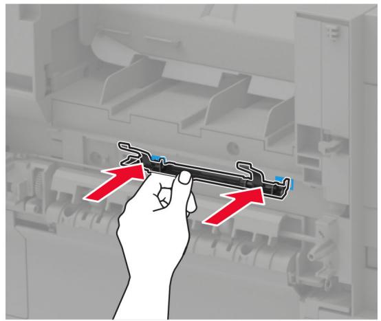 LEXMARK MS822DE - Installation de l'unité de finition d'agrafage/perforation - 4