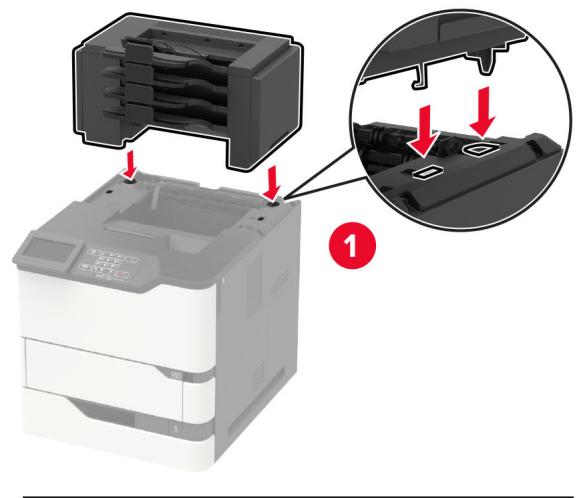 LEXMARK MS822DE - Installation de la boîte à lettres 4 réceptacles - 7