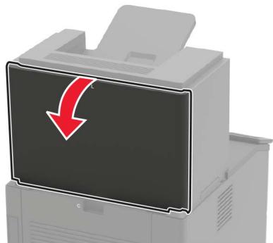 LEXMARK MS822DE - Bourrage papier dans le réceptacle d'extension grande capacité - 1
