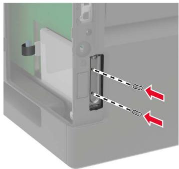 LEXMARK MS822DE - Installation d'un disque dur sur l'imprimante - 5