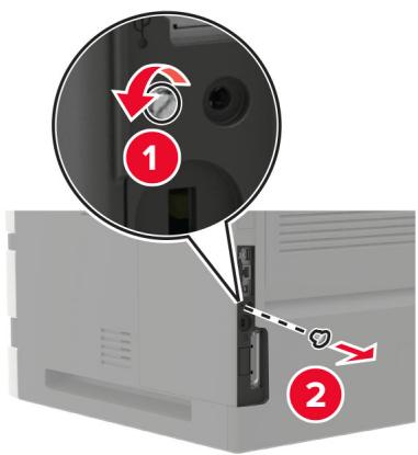 LEXMARK MS822DE - Installation d'une carte en option - 2