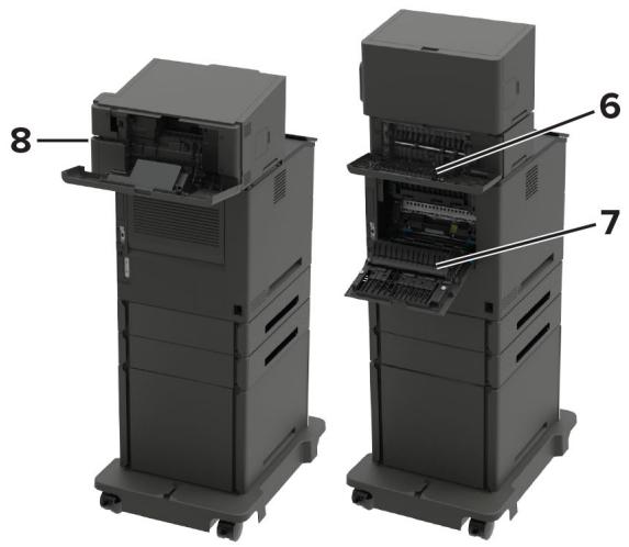 LEXMARK MS822DE - Remarques : - 2