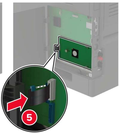 LEXMARK MS822DE - Installation d'un port de solutions internes - 10
