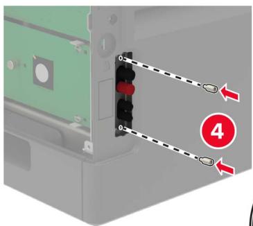 LEXMARK MS822DE - Installation d'un port de solutions internes - 9