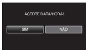 JVC GZ-RX115 - Definição de Data e Hora - 1